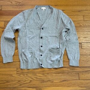 Club Monaco Light Gray Cardigan Sweater